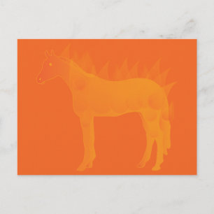 Fire Horse Postcard