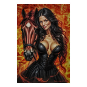 Fire Horse Power Poster