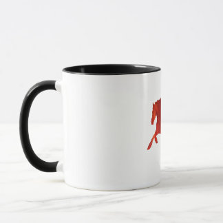 Fire horse Sticker Mug