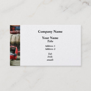Fire Hose - Platinum Finish Business Card