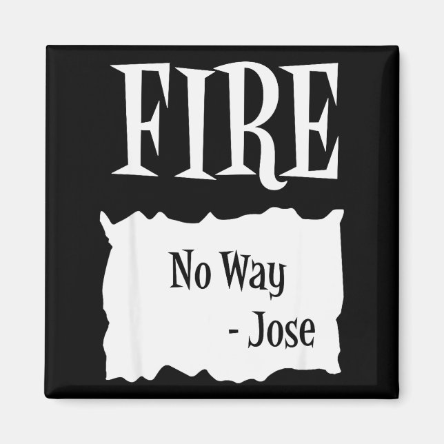 Fire - Hot Packet Halloween Taco Costume  Magnet (Front)