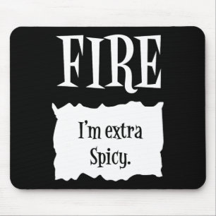 Fire - Hot Packet Halloween Taco Costume Mouse Mat