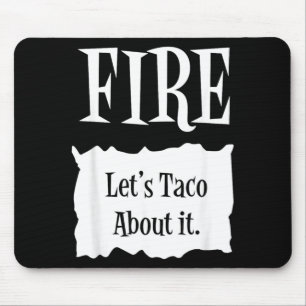 FIRE - Hot Packet Halloween Taco Costume Mouse Mat