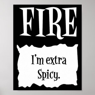 FIRE - Hot Packet Halloween Taco Costume  Poster