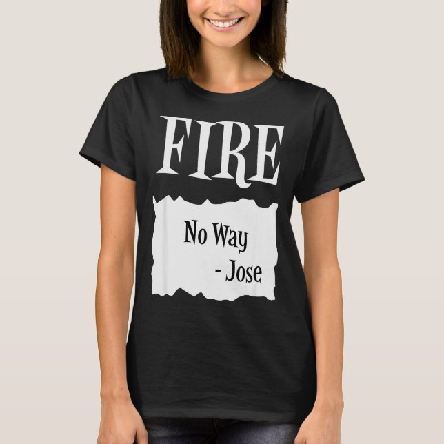 Fire - Hot Packet Halloween Taco Costume  T-Shirt (Front)