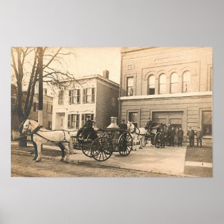 Fire House #12 Troy, NY Poster