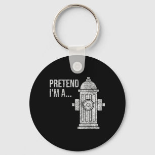 FIRE Hydrant Halloween Costume Pretend A FIRE Key Ring