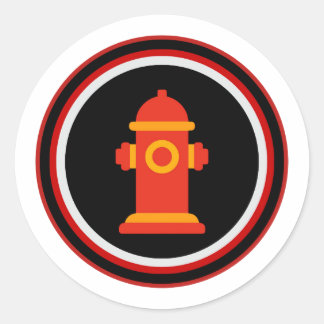 Fire Hydrant Party Sticker