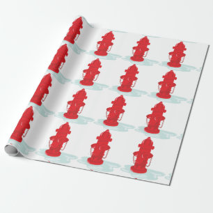 Fire Hydrant Wrapping Paper