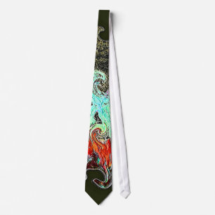 FIRE & ICE by SHARON SHARPE Tie