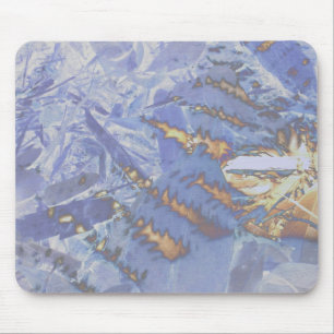 Fire & Ice, digital abstract Mouse Mat