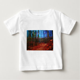 Fire & Ice Forest Oil Painting Gifts Apparel Baby T-Shirt
