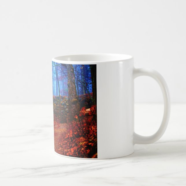 Fire & Ice Forest Oil Painting Gifts Apparel Coffee Mug (Right)