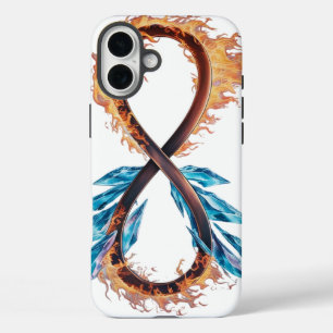 Fire & Ice Infinity – Apple iPhone  16 Plus Case