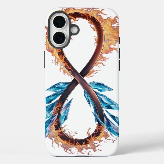 Fire & Ice Infinity – Apple iPhone  Case-Mate iPhone Case (Back)