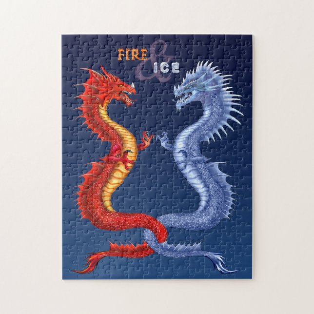 FIRE & ICE JIGSAW PUZZLE (Vertical)