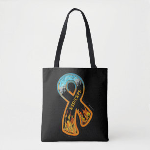 Fire & Ice Ribbon Tote Bag