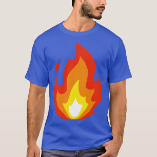 Fire Icon Illustration Flames Hot T-Shirt
