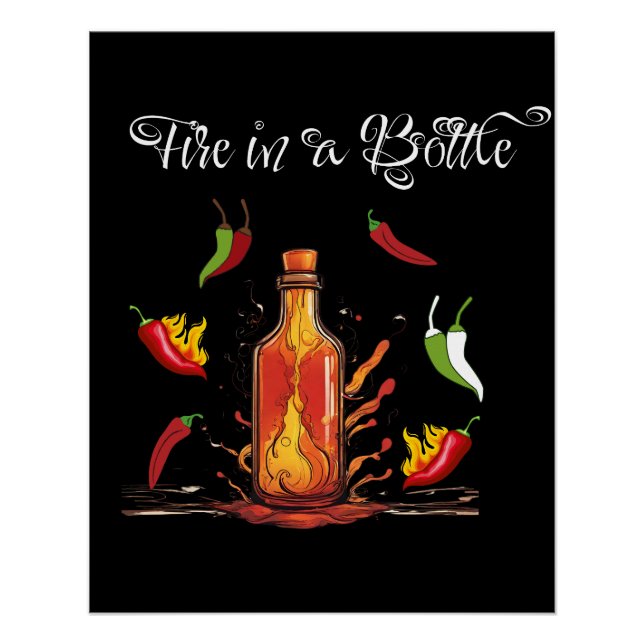 Fire In A Bottle Poster (Front)