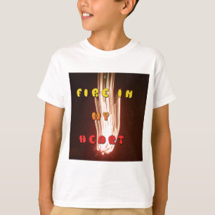 Fire in My Heart Art Print T-Shirt