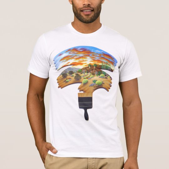 Fire in the Sky Fitted T-Shirt
