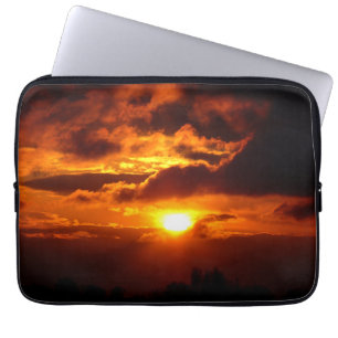 Fire in the Sky Laptop Sleeve