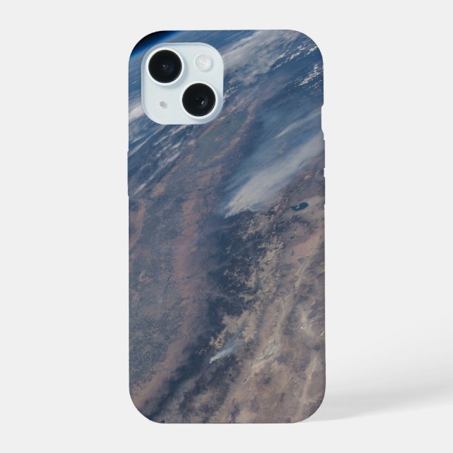 Fire In Yosemite National Park & Stanislaus Forest iPhone 15 Case (Back)