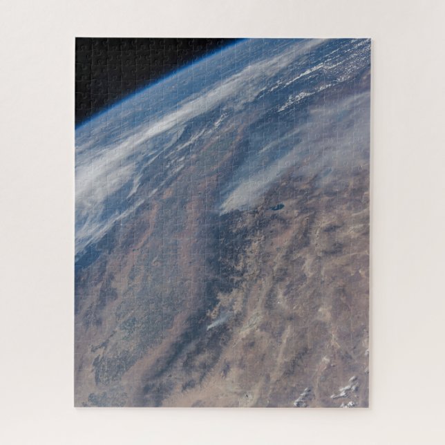 Fire In Yosemite National Park & Stanislaus Forest Jigsaw Puzzle (Vertical)