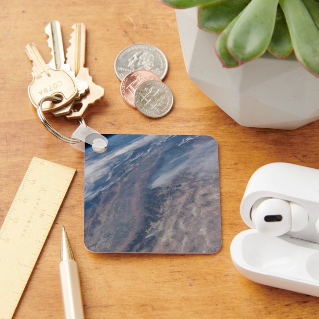 Fire In Yosemite National Park & Stanislaus Forest Key Ring (Desk)