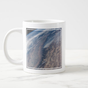Fire In Yosemite National Park & Stanislaus Forest Large Coffee Mug