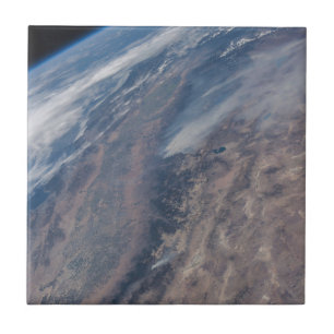 Fire In Yosemite National Park & Stanislaus Forest Tile