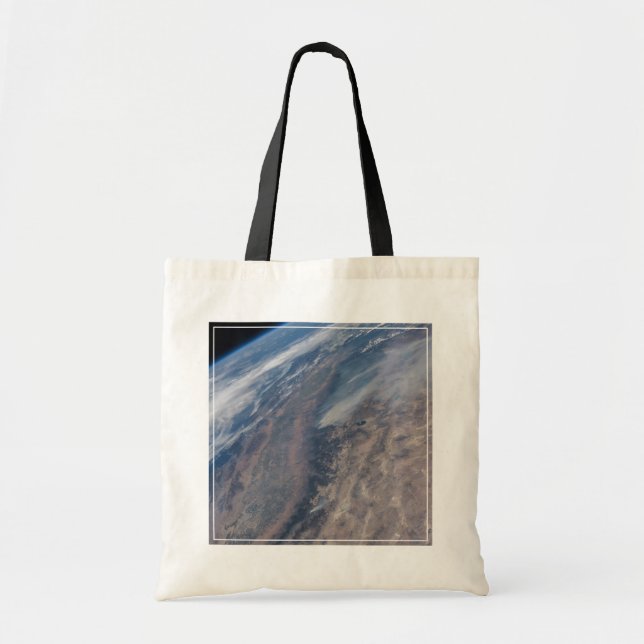 Fire In Yosemite National Park & Stanislaus Forest Tote Bag (Front)