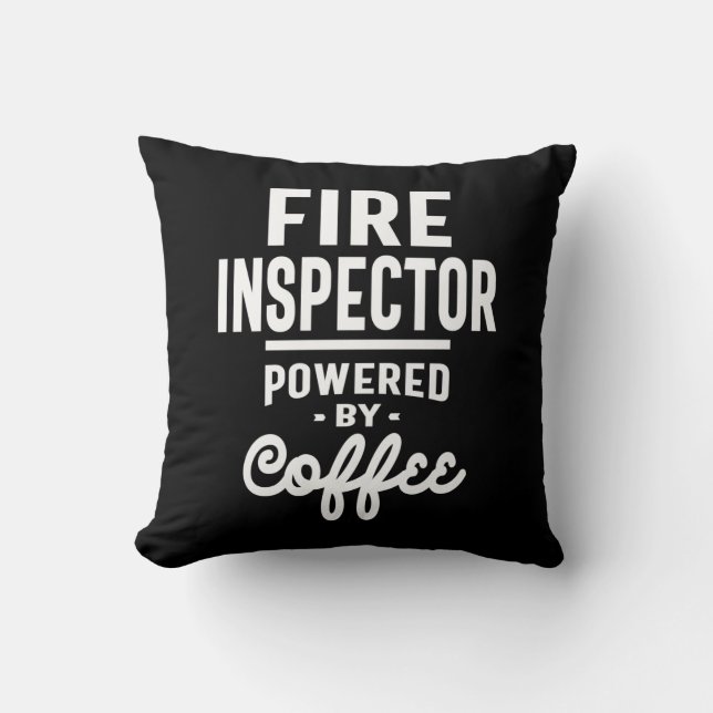 Fire Inspector Job Title Gift Cushion (Front)