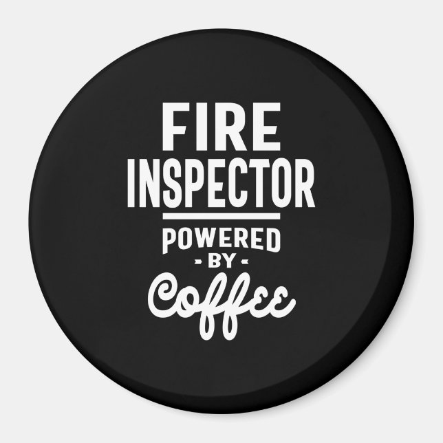 Fire Inspector Job Title Gift Magnet (Front)