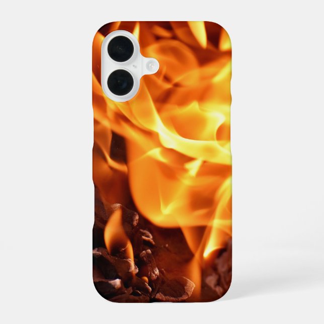 Fire iPhone 16 Case (Back)