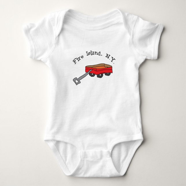 Fire Island Baby Bodysuit (Front)