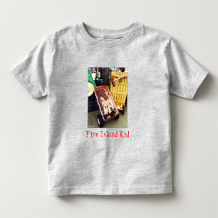 'Fire Island Kid' Coloured Wagons Toddler T-shirt
