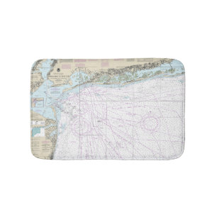 Fire Island Light to Sea Girt Nautical Chart 12326 Bath Mat
