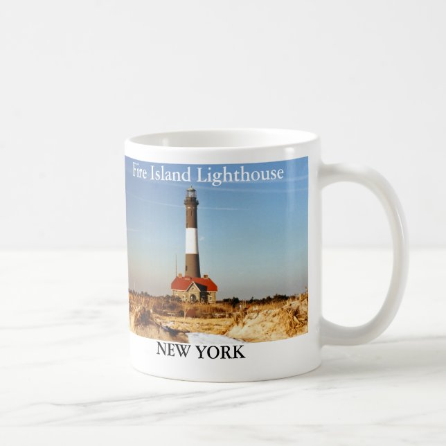 Fire Island Lighthouse, New York Mug (Right)