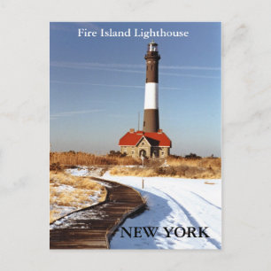 Fire Island Lighthouse, New York Postcard