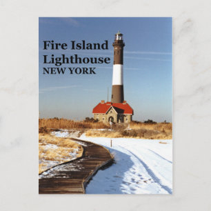 Fire Island Lighthouse, New York Postcard