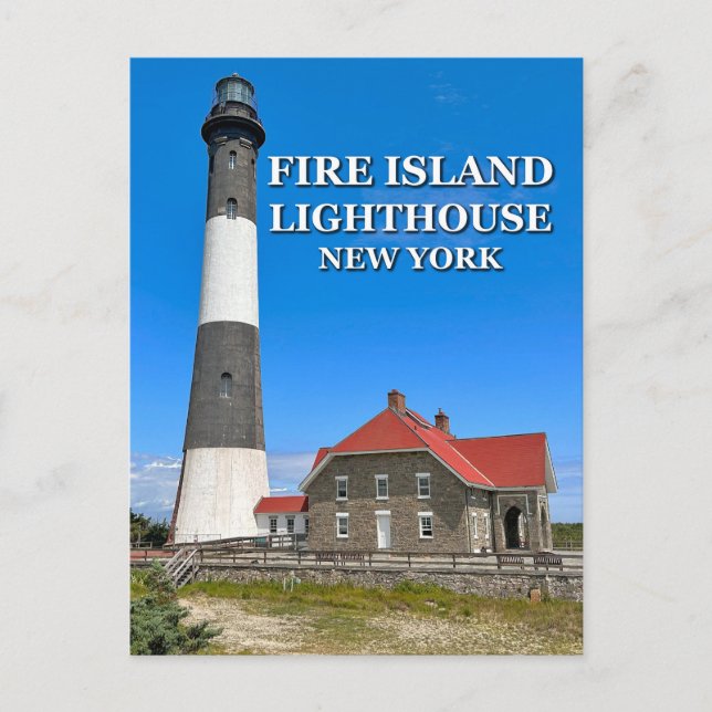 Fire Island Lighthouse, New York Postcard (Front)