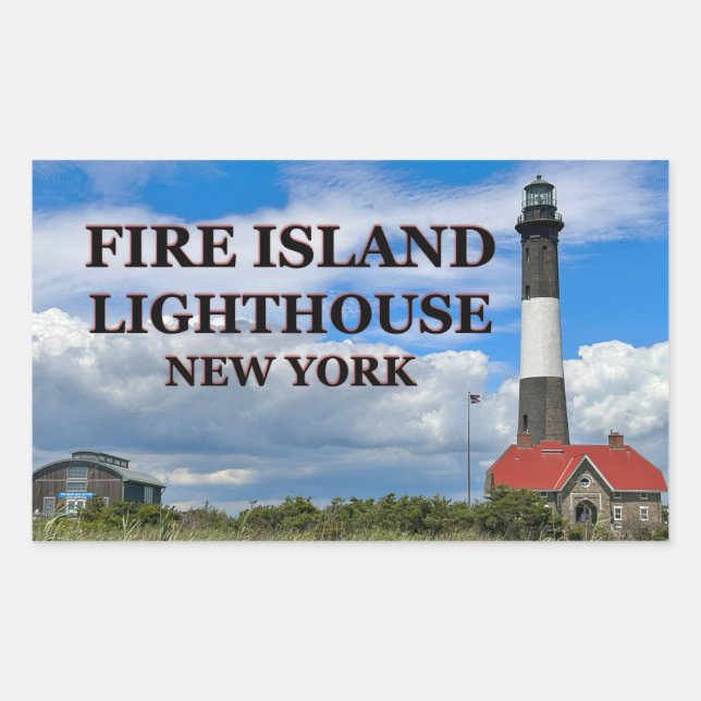 Fire Island Lighthouse, New York Stickers (Front)