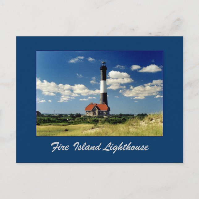 Fire Island Lighthouse Postcard (Front)
