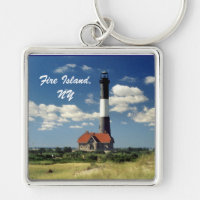 Fire Island Lighthouse Premium Keychain