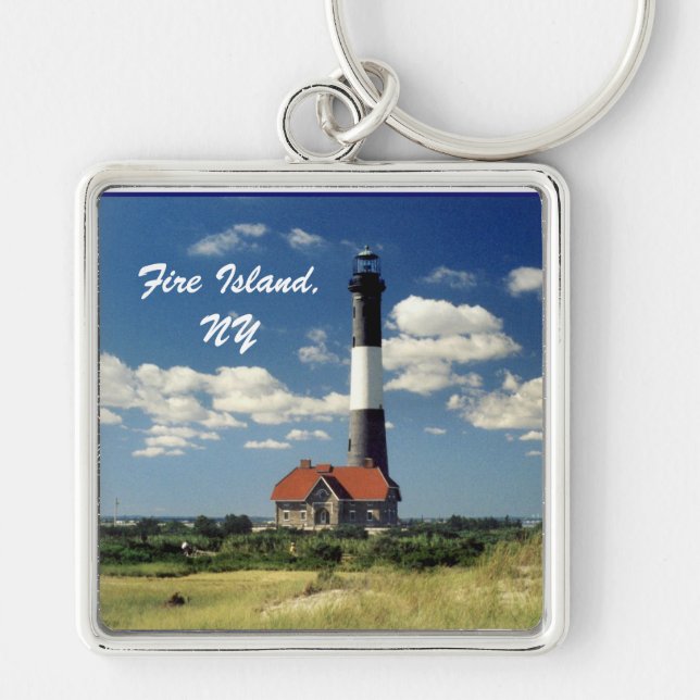 Fire Island Lighthouse Premium Keychain (Front)