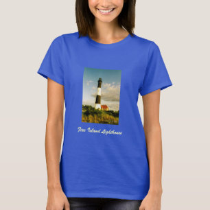 'Fire Island Lighthouse @ Sunset' Ladies' T-shirt
