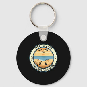 Fire Island National Seashore New York Badge _1  Key Ring
