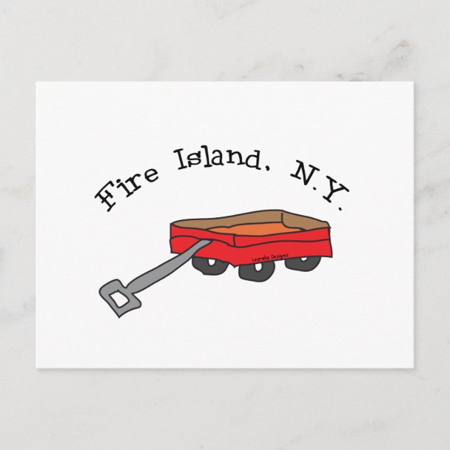 Fire Island Postcard (Front)