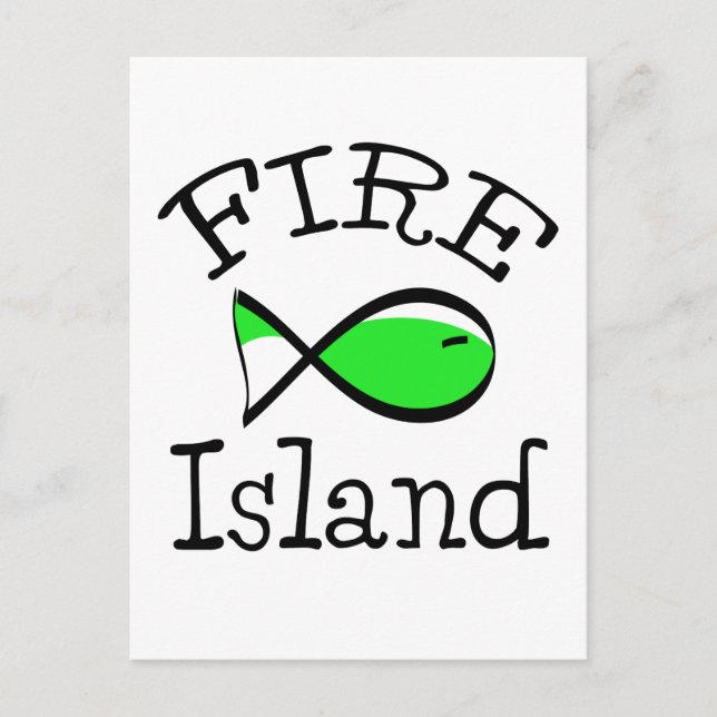 Fire Island Postcard (Front)